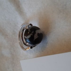 Generation Gems, White Buffalo Stone Sterling Silver Ring
